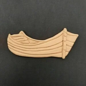 Ξυλόγλυπτο Διακοσμητικό Βάρκα 12cm X 5cm