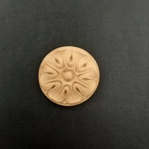 Ξυλόγλυπτο Λουλούδι Ροζέτα 4,8εκ.
