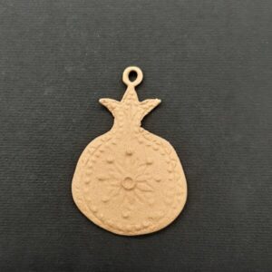 Ξυλόγλυπτο Διακοσμητικό Ρόδι 5εκ. Χ 4εκ.