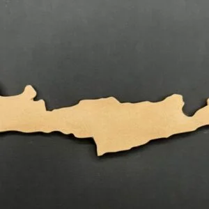 Ξυλόγλυπτο Διακοσμητικό Κρήτη  20εκ.Χ4εκ.