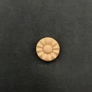 Ξυλόγλυπτο Διακοσμητικό Ροζέτα  Διάμετρος 2εκ.