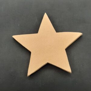 Ξυλόγλυπτο Διακοσμητικό Αστέρι 10,5εκ. Χ10,5εκ.