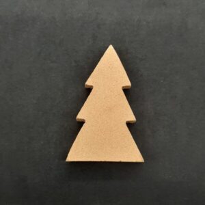 Ξυλόγλυπτο Διακοσμητικό  Χριστουγεννιάτικο Δέντρο 6εκ. Χ 4εκ.