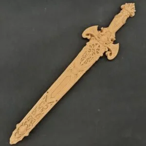 Ξυλόγλυπτο Διακοσμητικό Σπαθί 51,5cm X 11cm