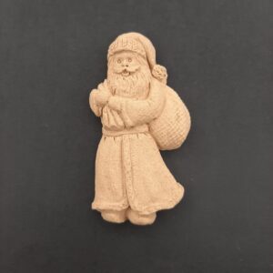 Ξυλόγλυπτο Διακοσμητικό Άϊ Βασίλης 4εκ. Χ7,5εκ.