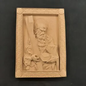 Ξυλόγλυπτη Εικόνα  Άγιος Αντρέας 16εκ.Χ21,5εκ.