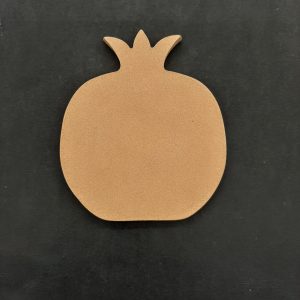 Ξυλόγλυπτο Διακοσμητικό Ρόδι 10εκ.Χ9εκ.