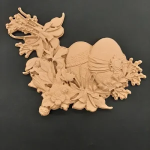 Ξυλόγλυπτο Διακοσμητικό Αυγά 31εκΧ22εκΧ1εκ.