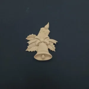 Ξυλόγλυπτη Χριστουγεννιάτικη Καμπάνα 11,5εκ.Χ8,5