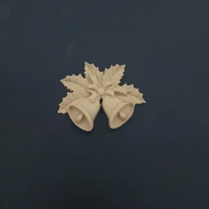 Ξυλόγλυπτη Χριστουγεννιάτικη Καμπάνα 11εκ.Χ9εκ.