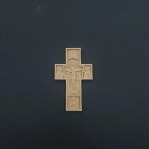 Ξυλόγλυπτος Σταυρός 12εκ..Χ7,3εκ.