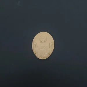 Ξυλόγλυπτο Εγκόλπιο Η Παναγία Η Γρηγορούσα 8,8εκ.Χ7εκ.