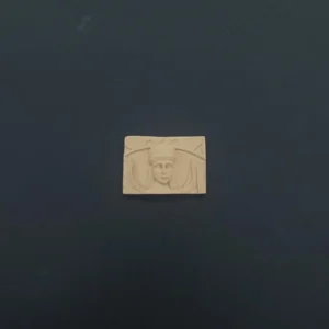 Ξυλόγλυπτη Εικόνα Ο Ταξιάρχης Μανταμάδου 6,5εκΧ4,5εκ.