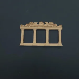 Ξυλόγλυπτη Εκκλησιαστική  Τρίπτυχη Κορνίζα 20εκΧ11,5εκ.